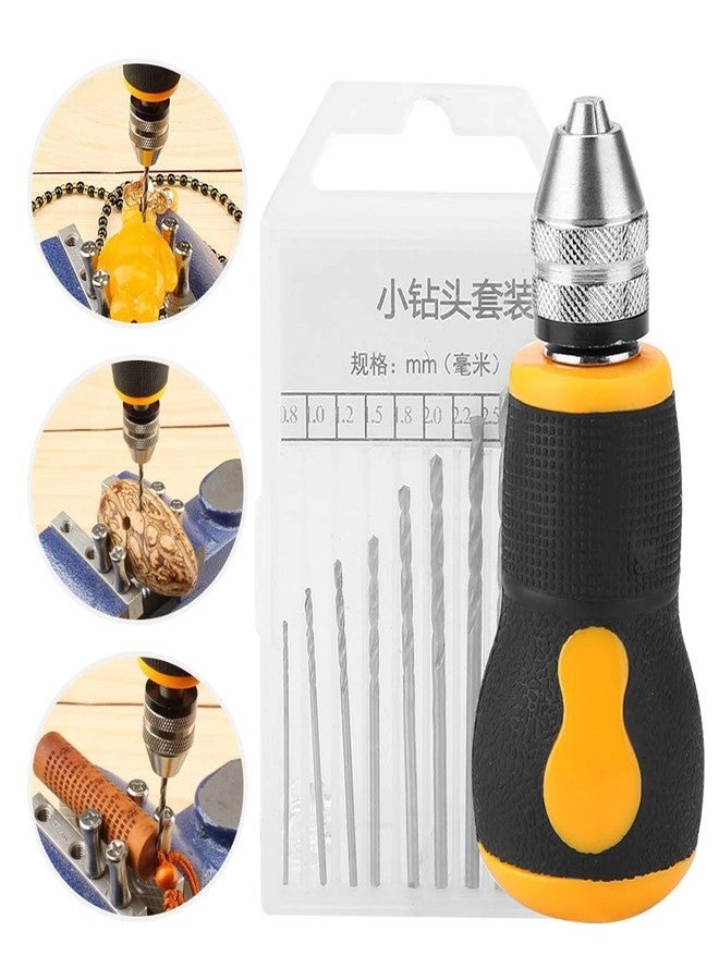 Hand Drill Bits - Carbon Steel + Rubber 10 pcs 0.8-3.0mm
