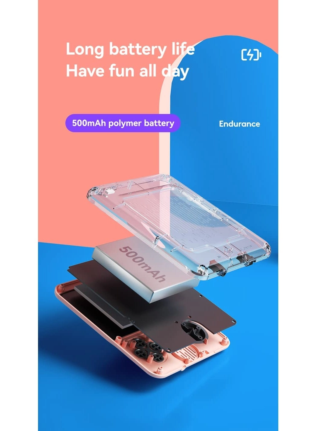 G7 - 10000+ Classic Games 5.1" HD 2500mAh battery