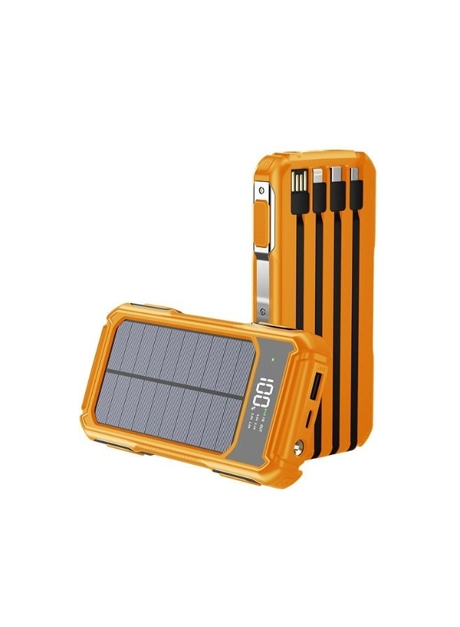 Western Mountains solar powered portable power bank - 20000 mAh