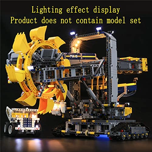 LED Light Kit for LEGO Bucket Wheel Excavator 42055 - Paper 1 4.5-5V