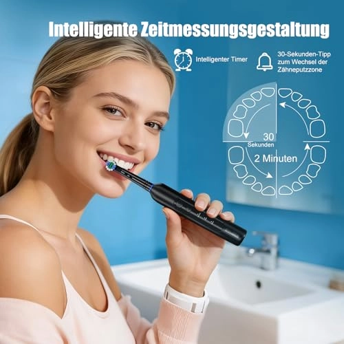 3862 - 8 Brush Heads 3 Modes White