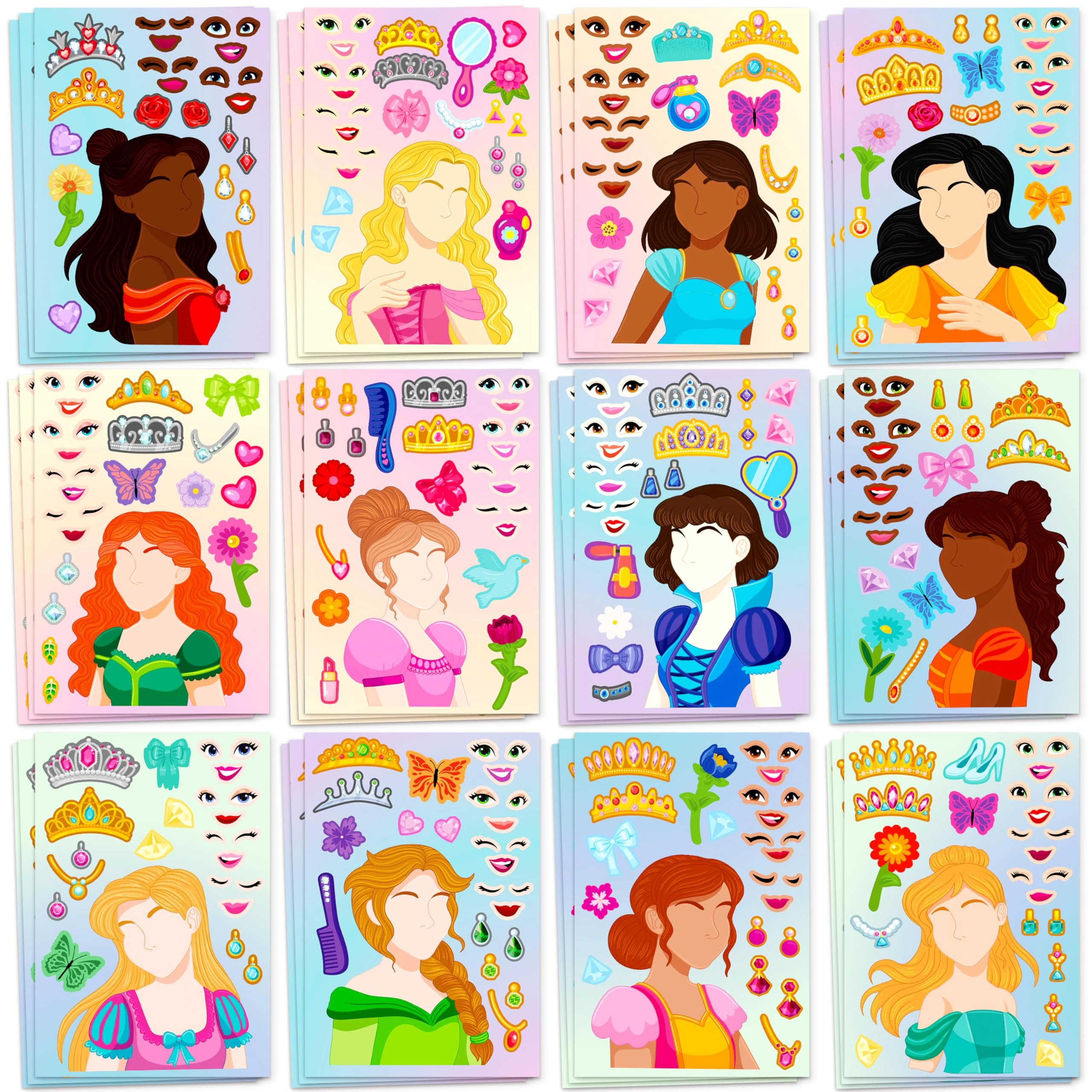 Joyin US Corp Princess Activity Sticker Book 36 pcs