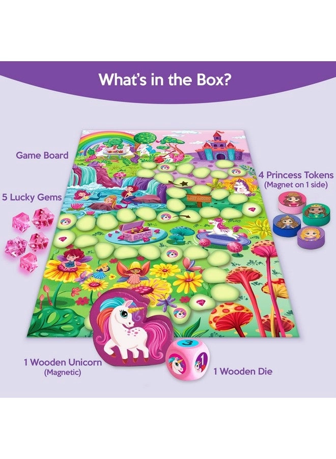 Princess Race Board Game - Ages 3, 4, 5, 6, 7, 8 Years