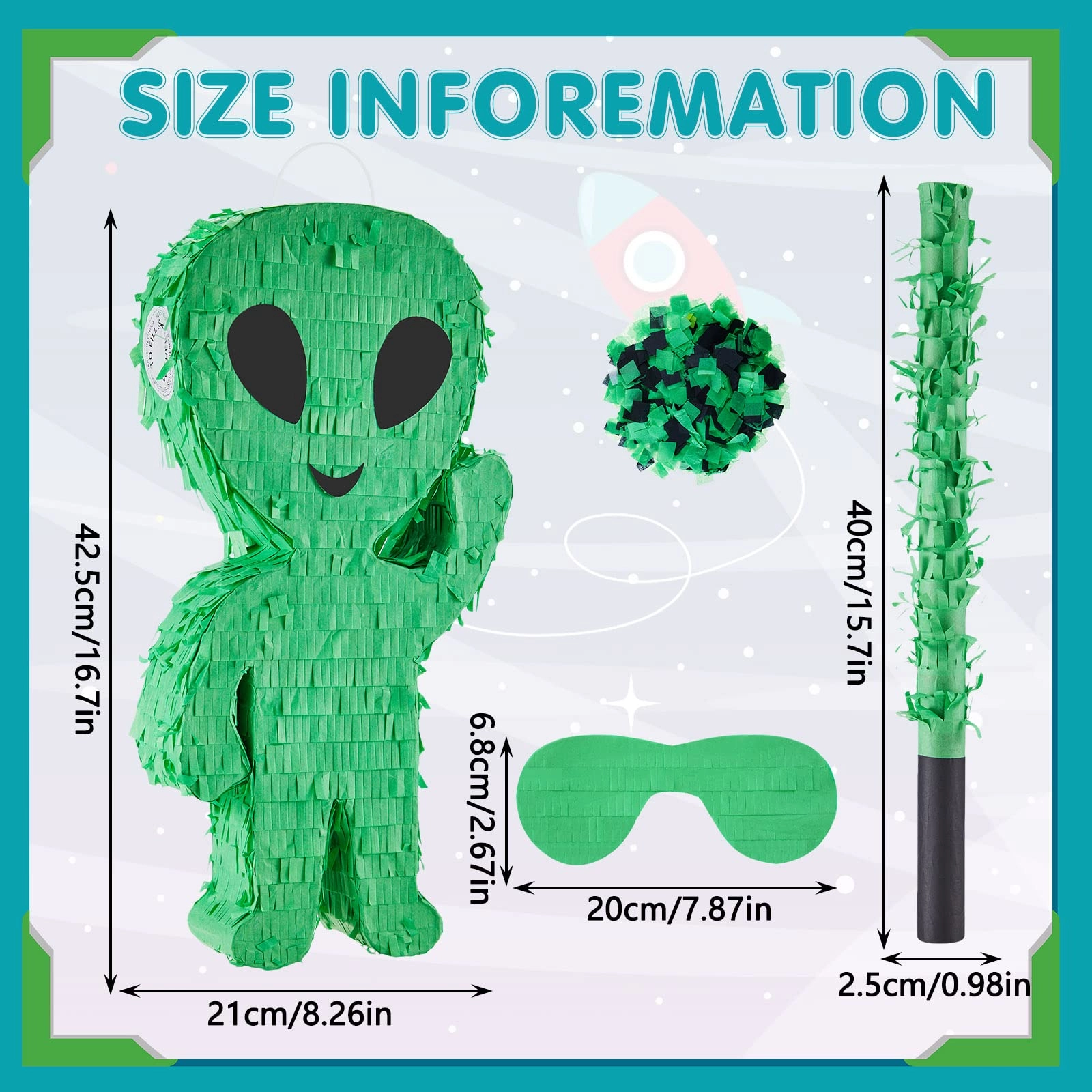 Alien Piñata - 1.0 Count Birthday