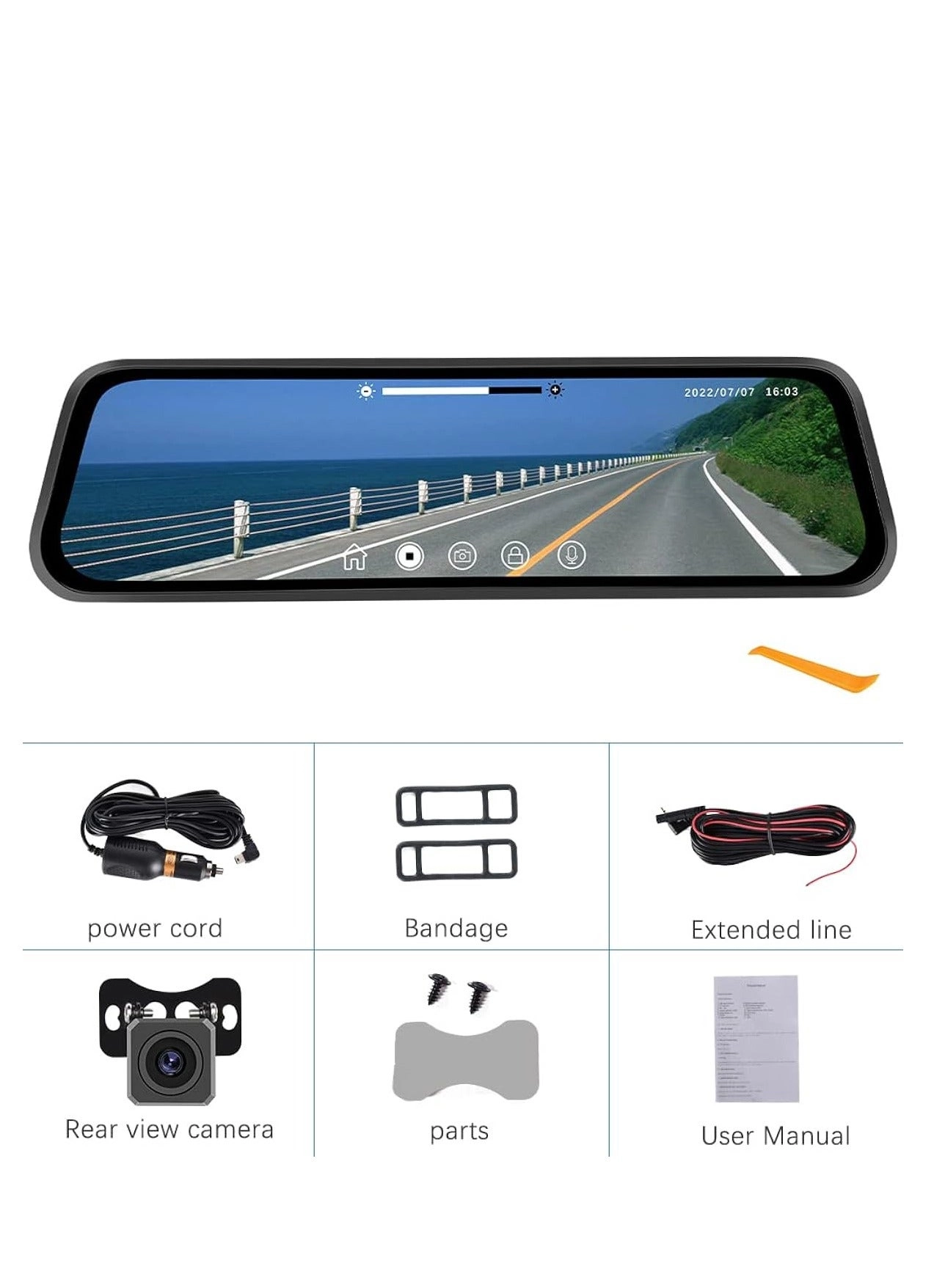 Starlight Night Vision Dash Cam 1080P