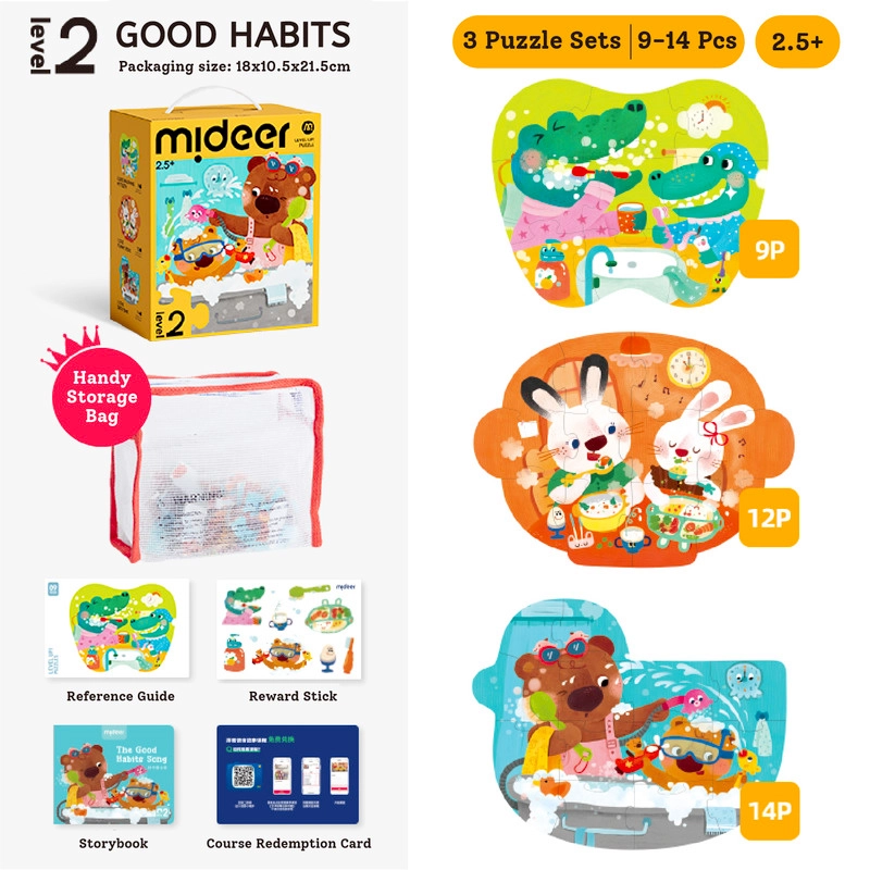 Good Habits Puzzle (30654455-MD1672) - 35 pcs