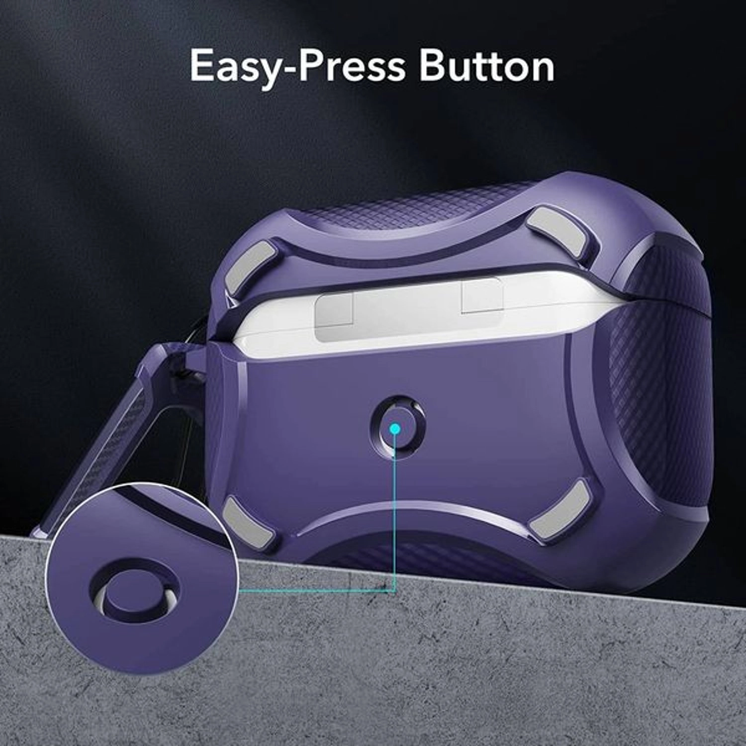 Cyber Armor Tough Case - AirPods Pro HaloLock