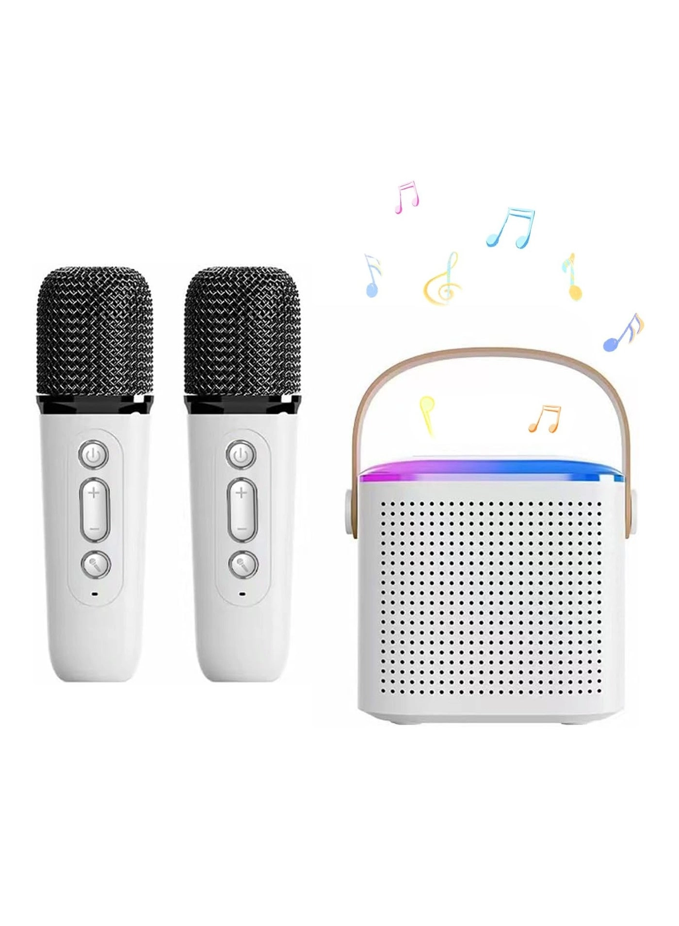 Kids Karaoke Machine - 2 Wireless Microphones