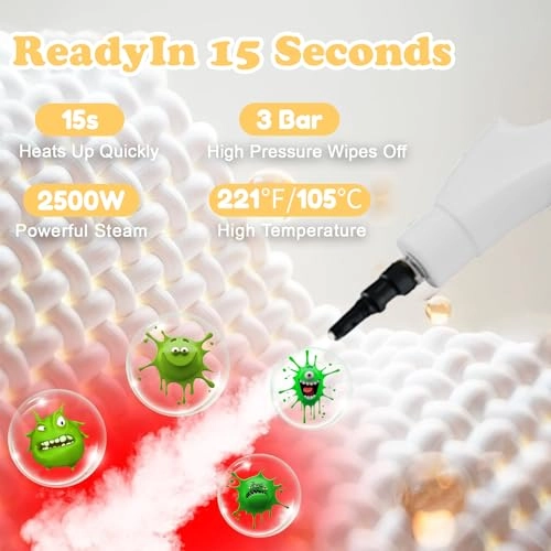 Dampfreiniger Handgert - 3bar/300kPa 1000 Milliliters