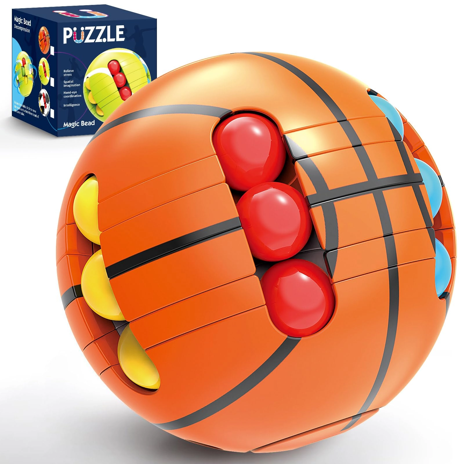 ZONOPY Puzzle Sport Ball - 3D 2.5" Small