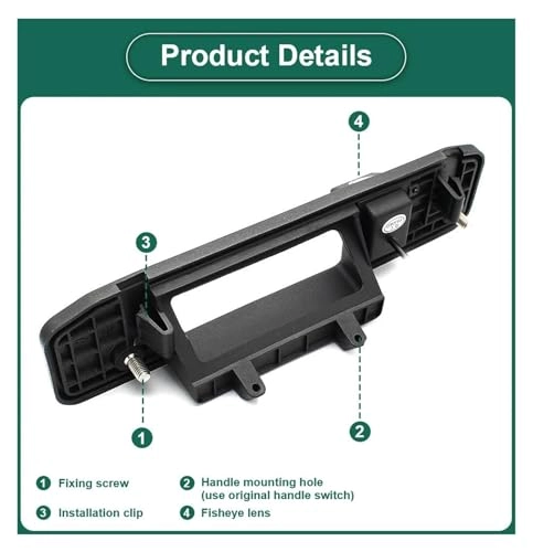 Reversing Camera - RCA interface PAL 512(H)X582(V); NTSC 512(H)X492(V)