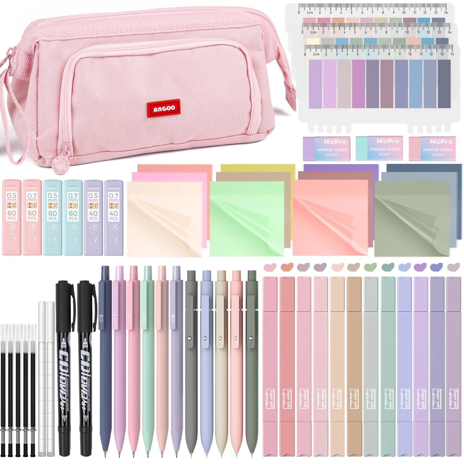 NICPRO CO.,LTD Aesthetic Book Annotation Kit - 57 piece(s)