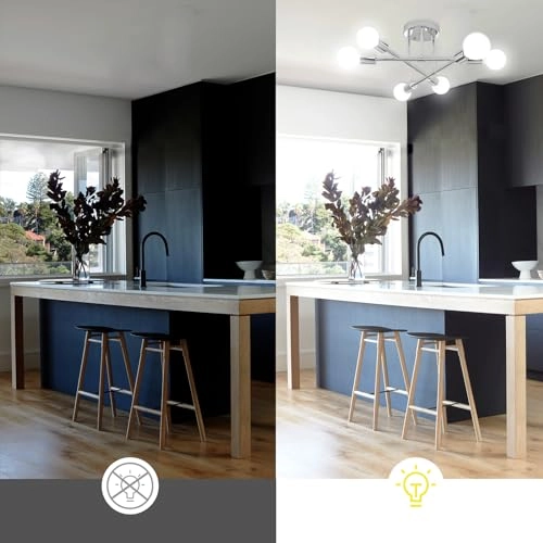 6-Light Chandelier - Dimmable