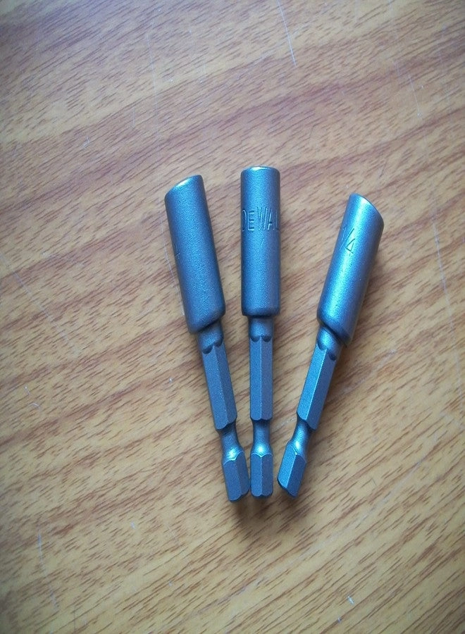 DW2218C3 - Magnetic Nut Drive 3 Pack 1/4"