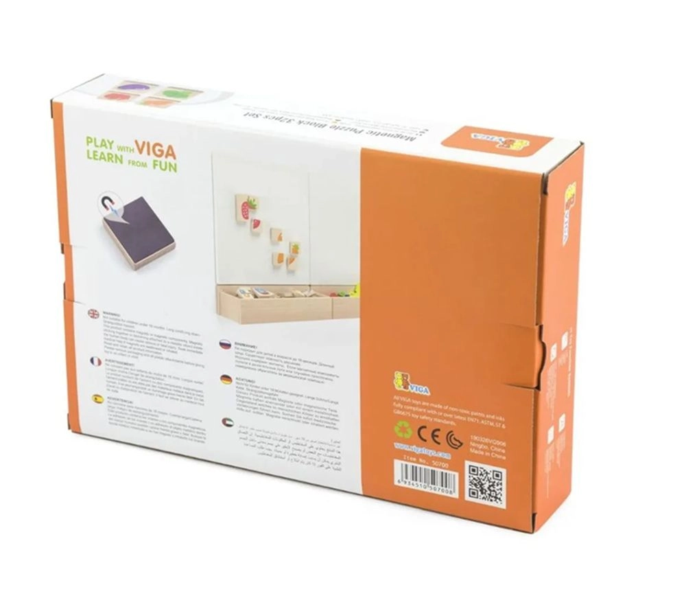 Magnetic Puzzle Block - 3 + 32 pieces