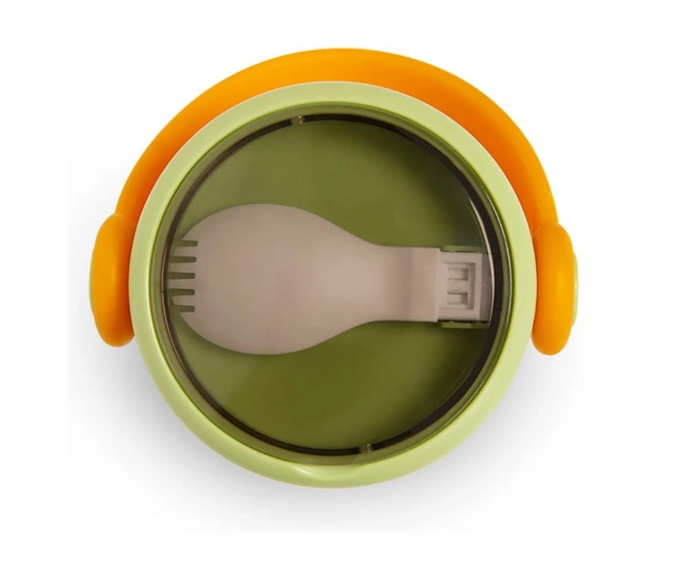 Double Decker SS Lunch Box - Sage And Amber 0.82L