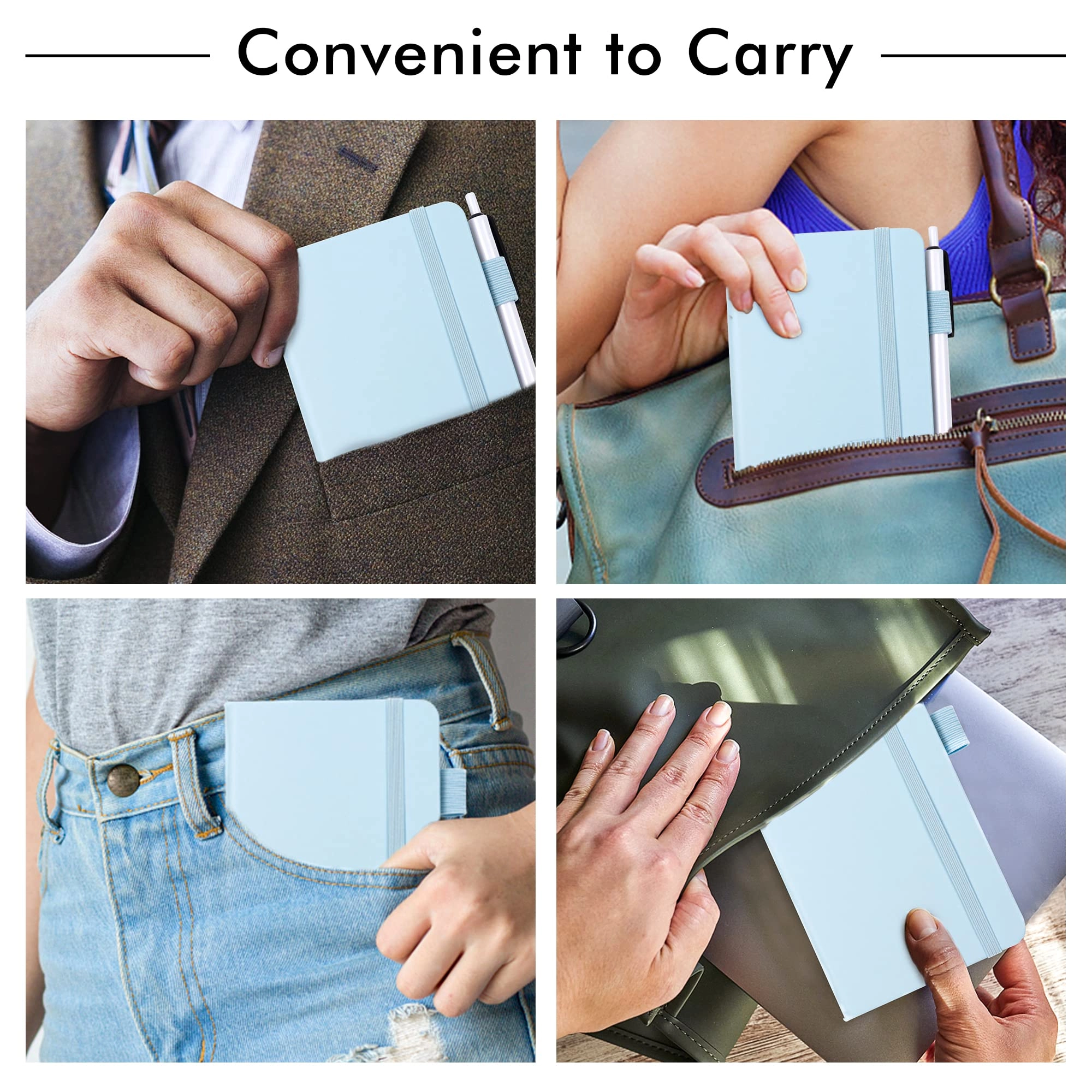 Pocket Notebook A6 Hardcover - Lined 56 Sheets