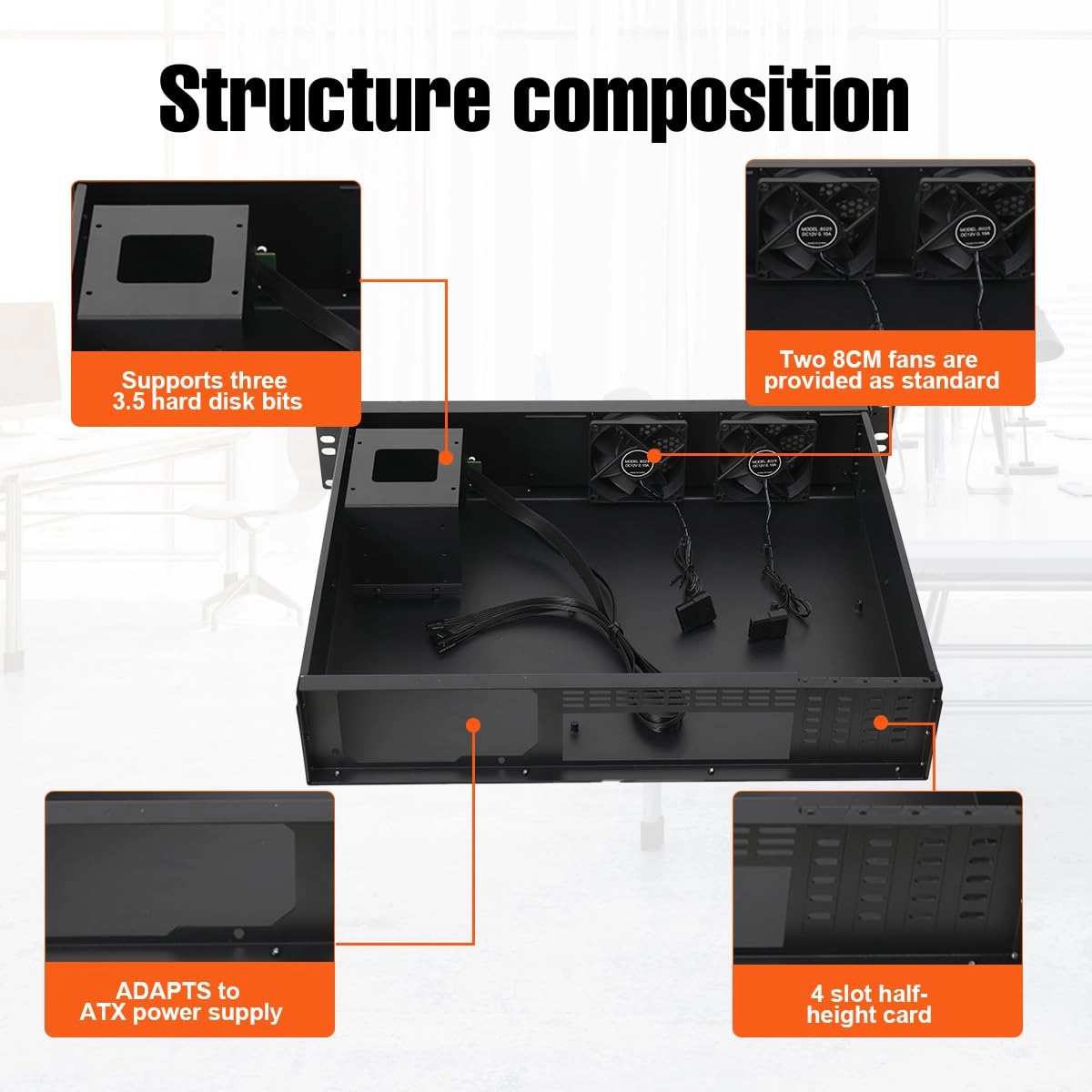 2U Server Chassis - Rackmount