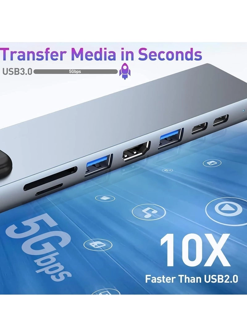 USB-C Multiport Hub Adapter - 4K HDMI Gigabit Ethernet