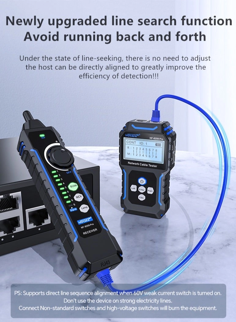 NF-8209Pro - Network Cable Tester PoE
