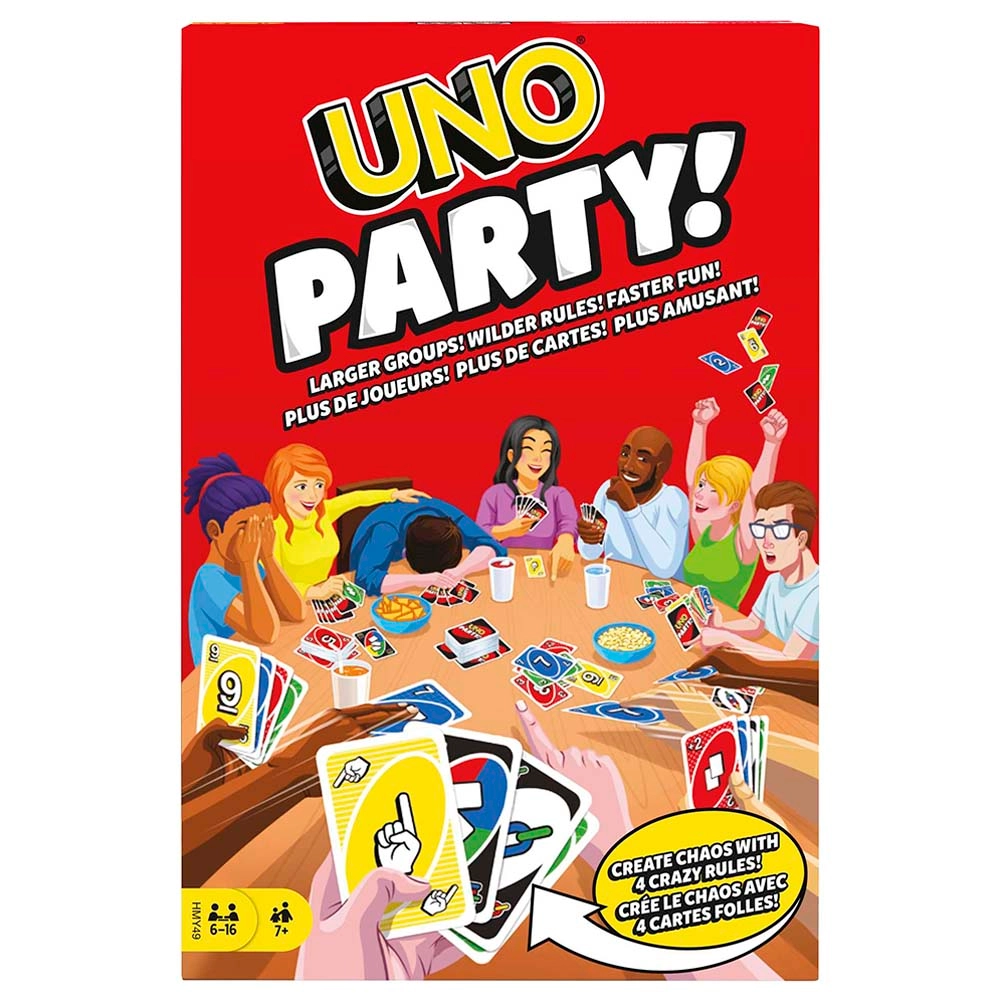 Mattel Games Uno Party - Card Game