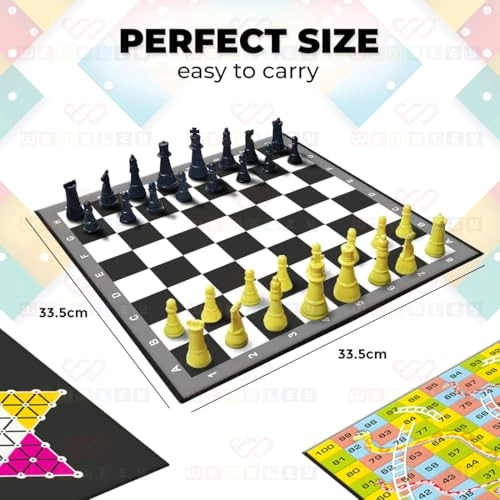 6 in 1 Classic - Ludo Snake & Ladder Chess