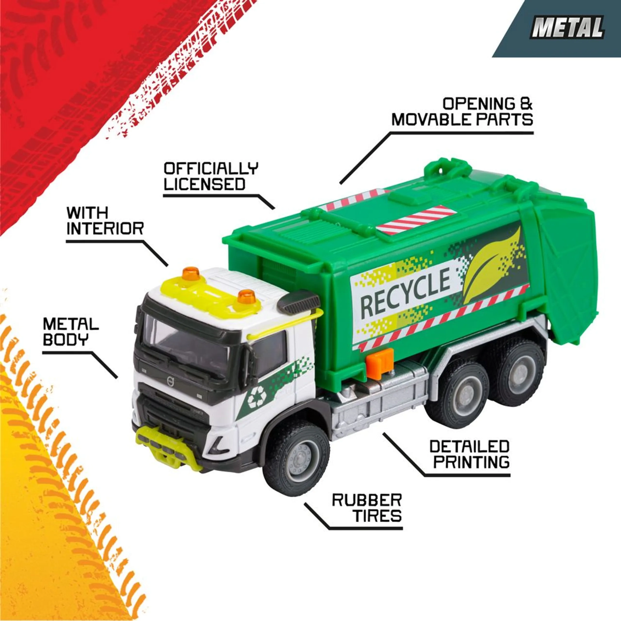 Volvo FMX Garbage Truck - 19 cm