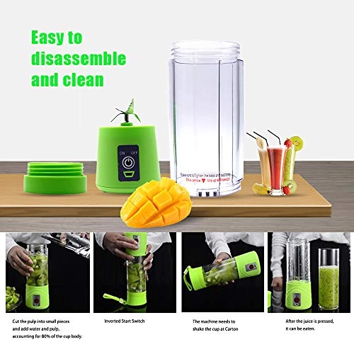 USB Juicer Bottle Blender - 150W 380ml