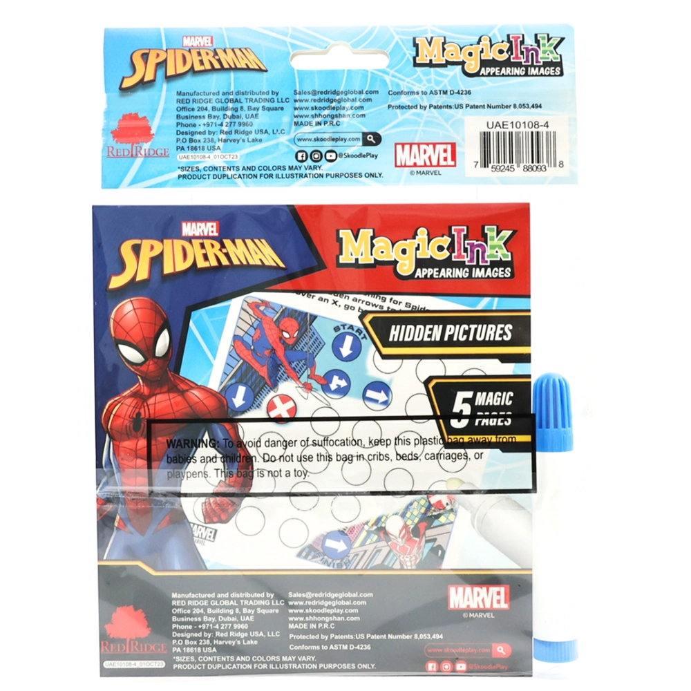 Spider Man Mini Magic Ink Book - 3+ years
