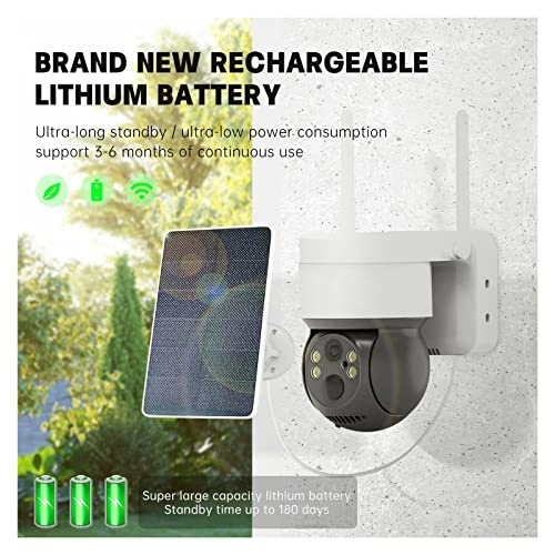 Outdoor Solar Security Camera 4MP