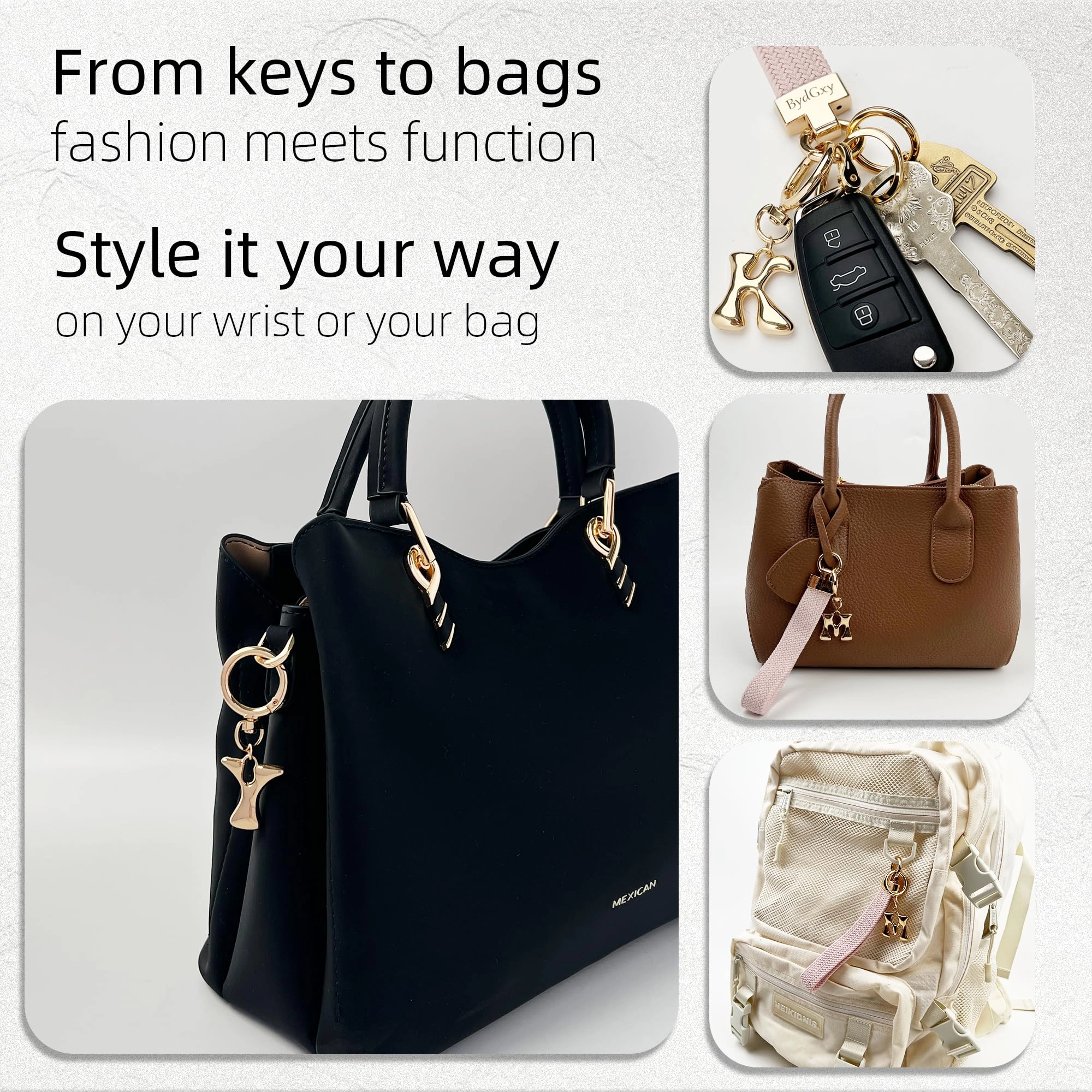 Initial Keychain - Letter