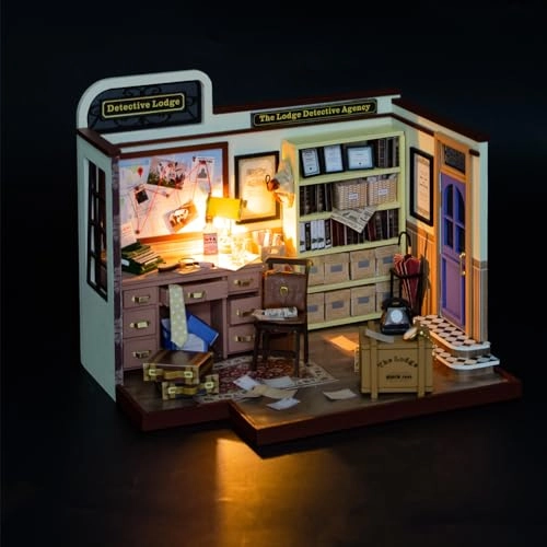 Miniature Wooden Dollhouse
