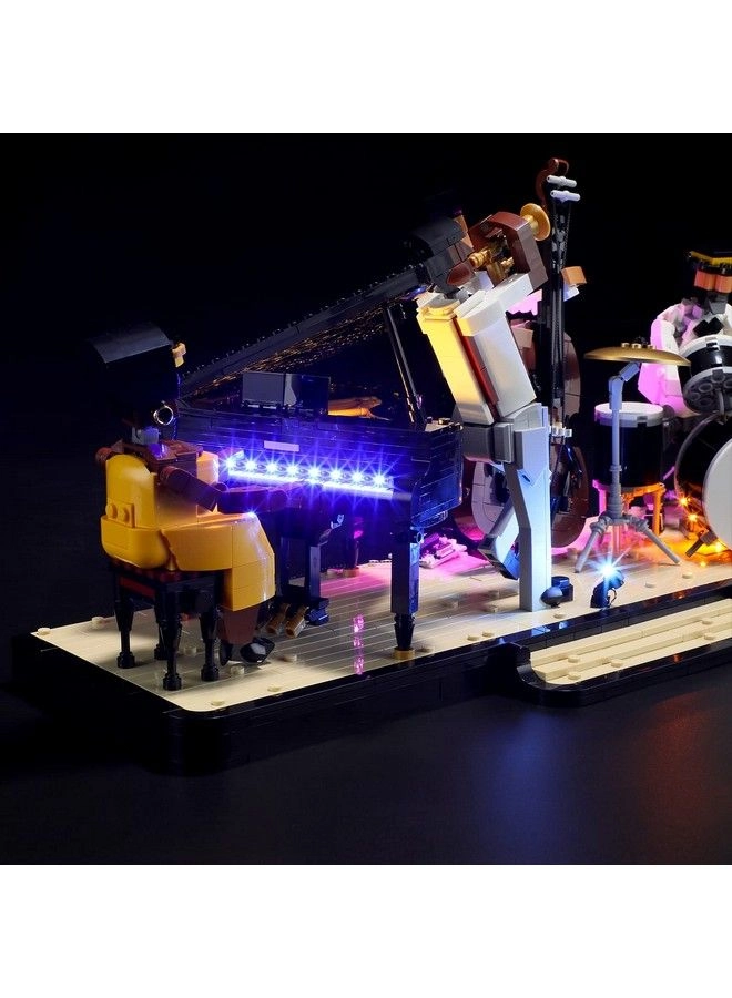 Led Lighting Kit for LEGO 21334 Jazz Quartet - Steel Construction