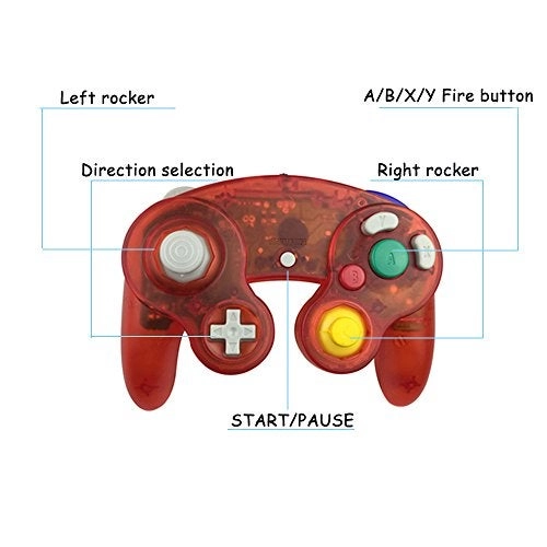 Gamecube Controller - Orange and Green Pack