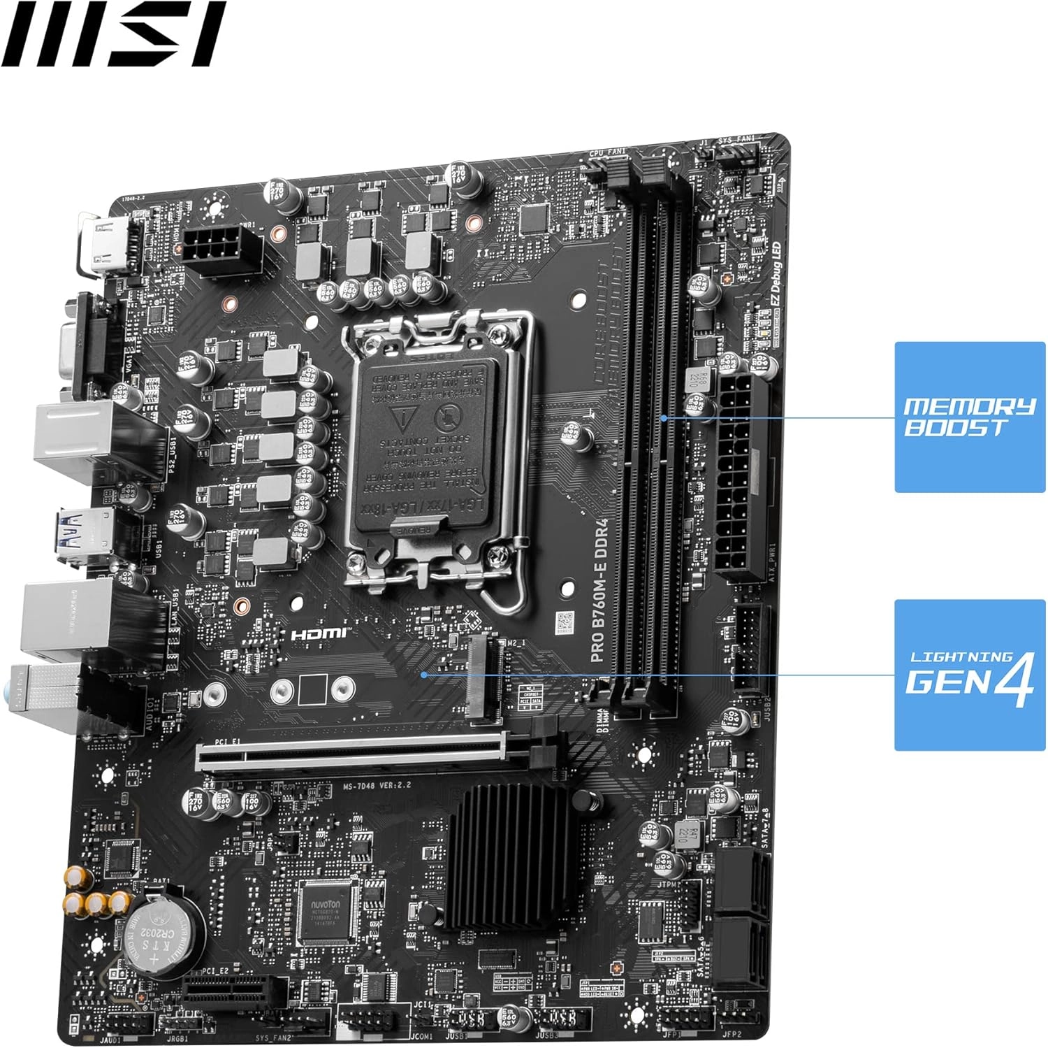 PRO B760M-E - DDR4 LGA 1700