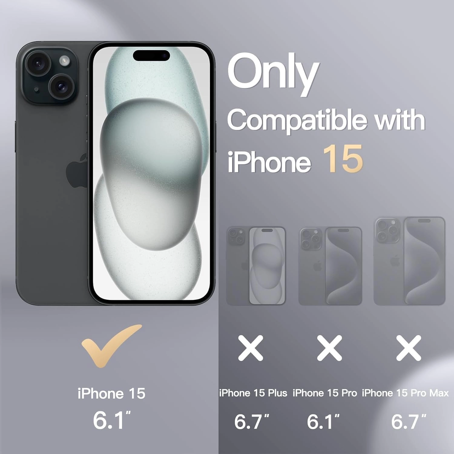 IPhone 15 Plus Case Slim for iPhone 15 Plus