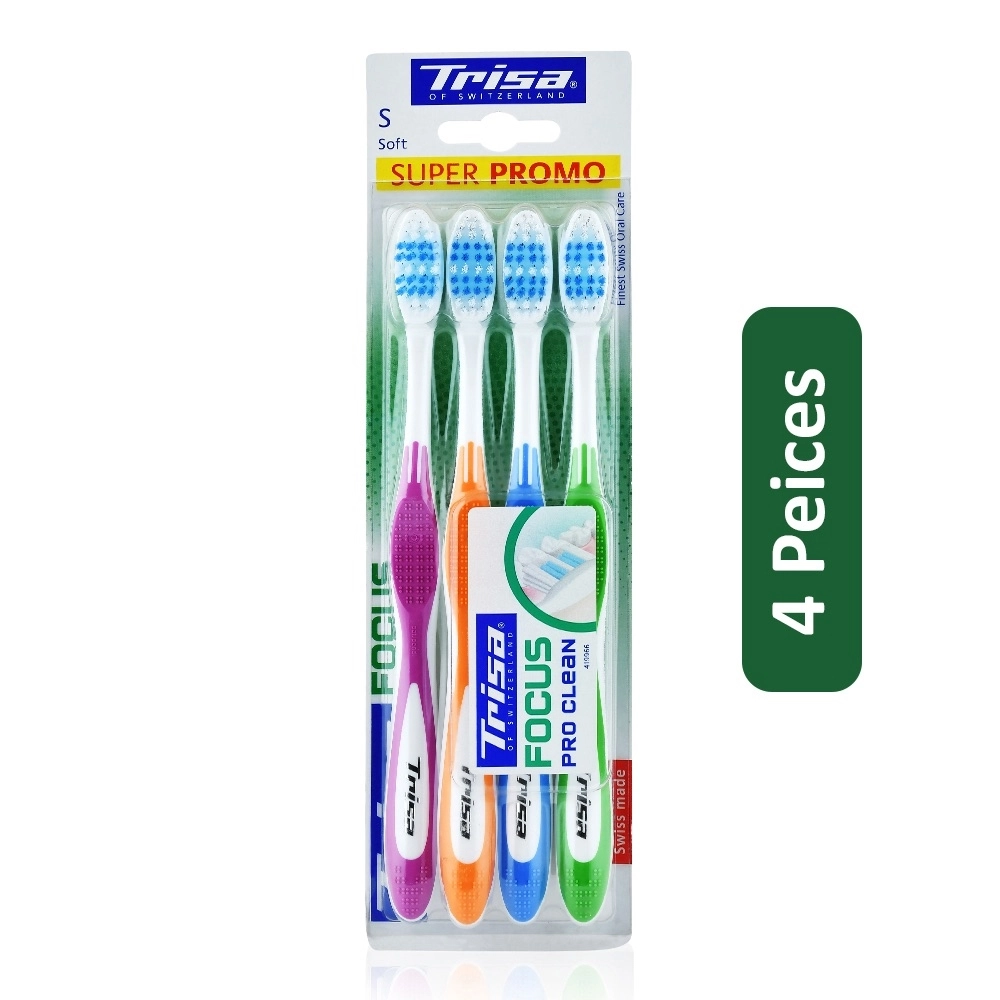 Trisa Focus Pro Clean Toothbrush - Soft
