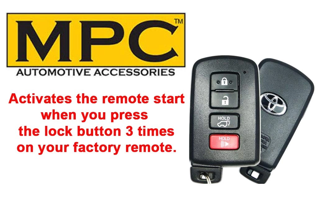 Remote Start Kit - Compatible with Select Toyota/Lexus 2012-2018