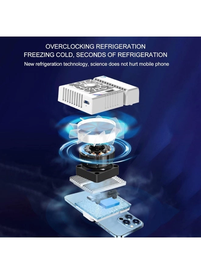 Semiconductor Variable Frequency Phone Cooler - RGB Low-Noise Rapid Cooling