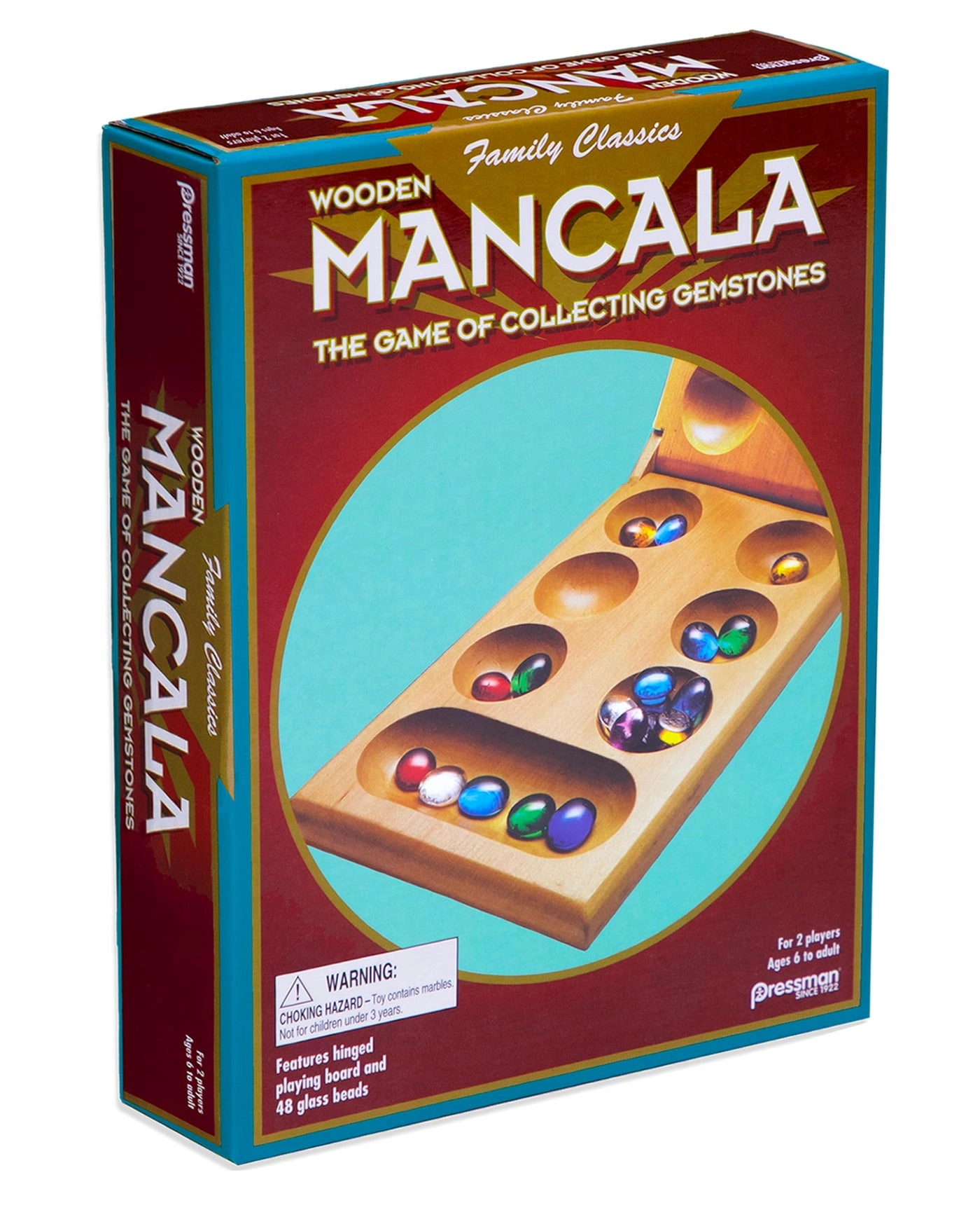 Classic Mancala - Fullsized Solid Wooden Board