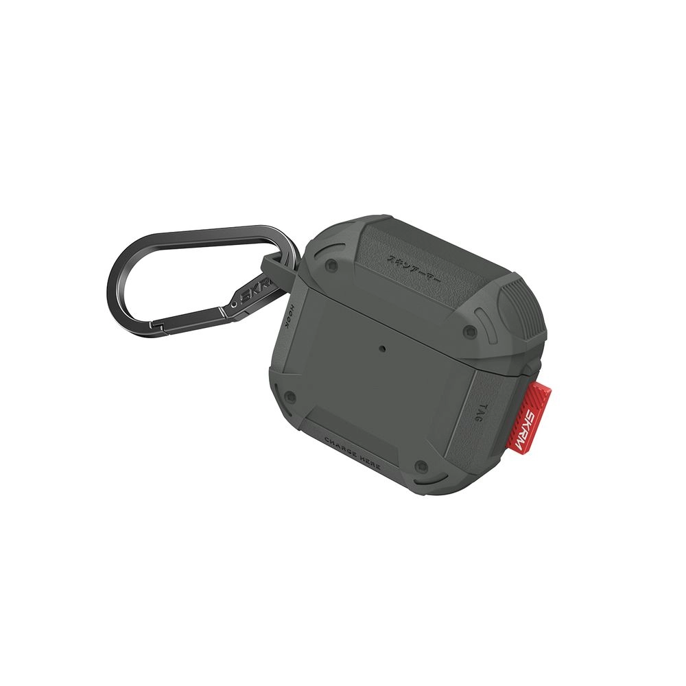 Skinarma Airpods 4 Mecha Case - GREEN Wireless Charging