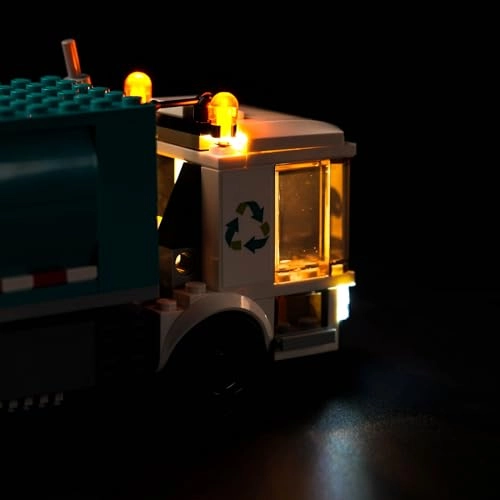 LED Light Kit - Compatible with Lego City Recycling Truck 60386