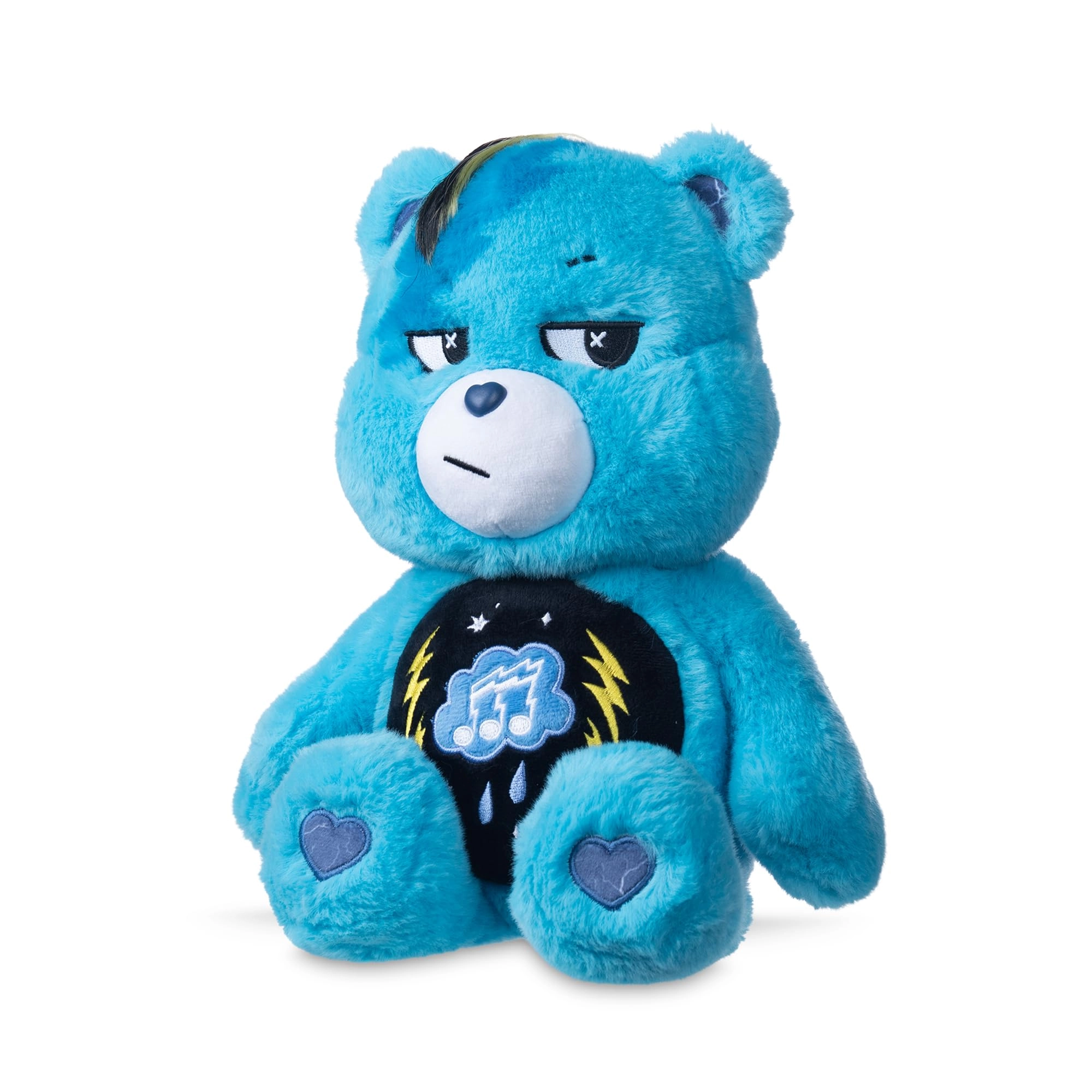 Grumpy Bear - Rock Theme 22 cm Eco Friendly Plush
