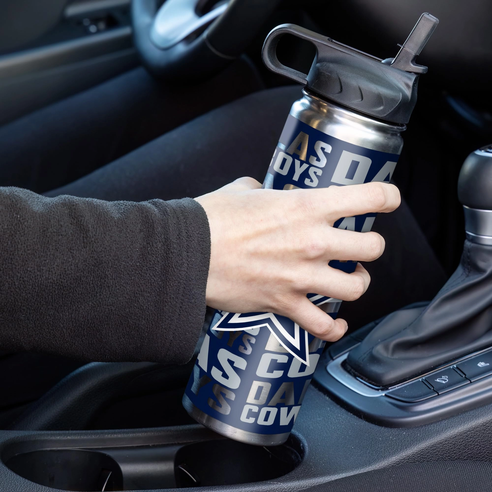 Stainless Steel NFL Football Tumbler - 650ml