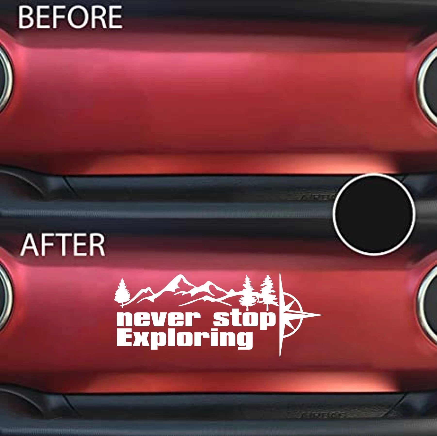 Car Dashboard Stickers
