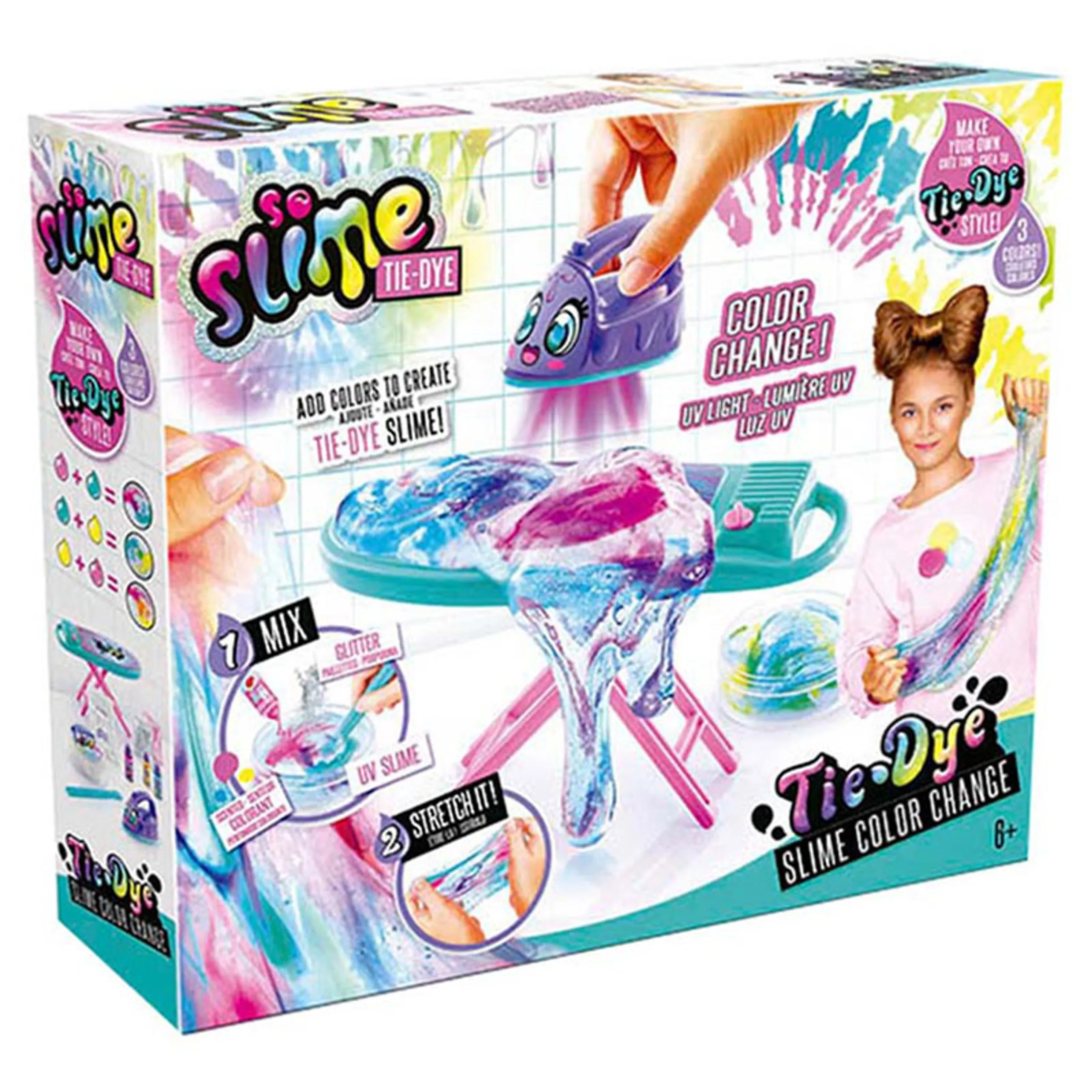 Premade Tie Dye Table & Iron Slime Kit - 6+ years