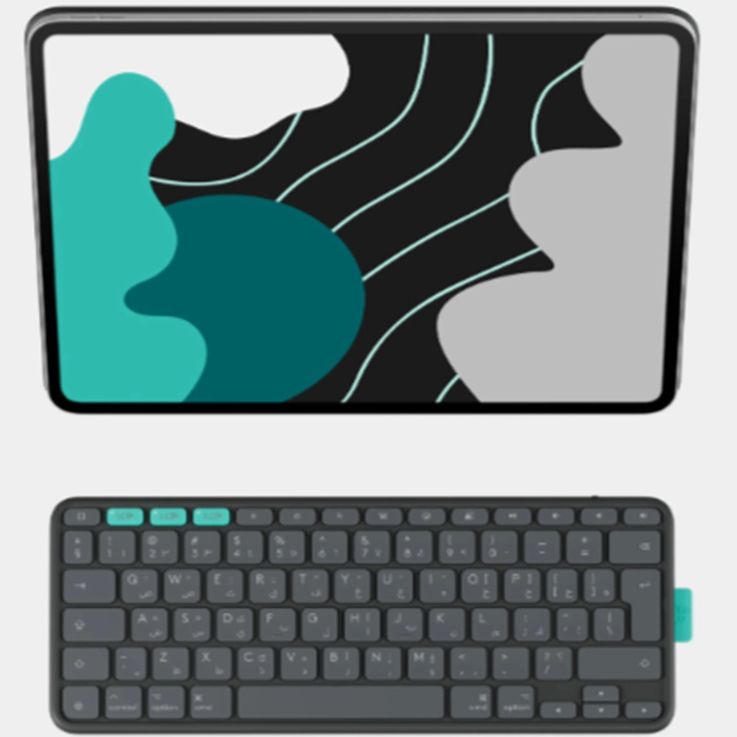 Keyboard Flip Folio Case with Adjustable Kickstand for iPad Pro 11-inch (M4) and iPad Air 11-inch (M2, M3, 5th generation)