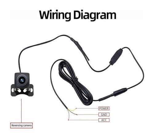 High Brake Light Reversing Camera - Night Vision Wireless 628x586 pixels