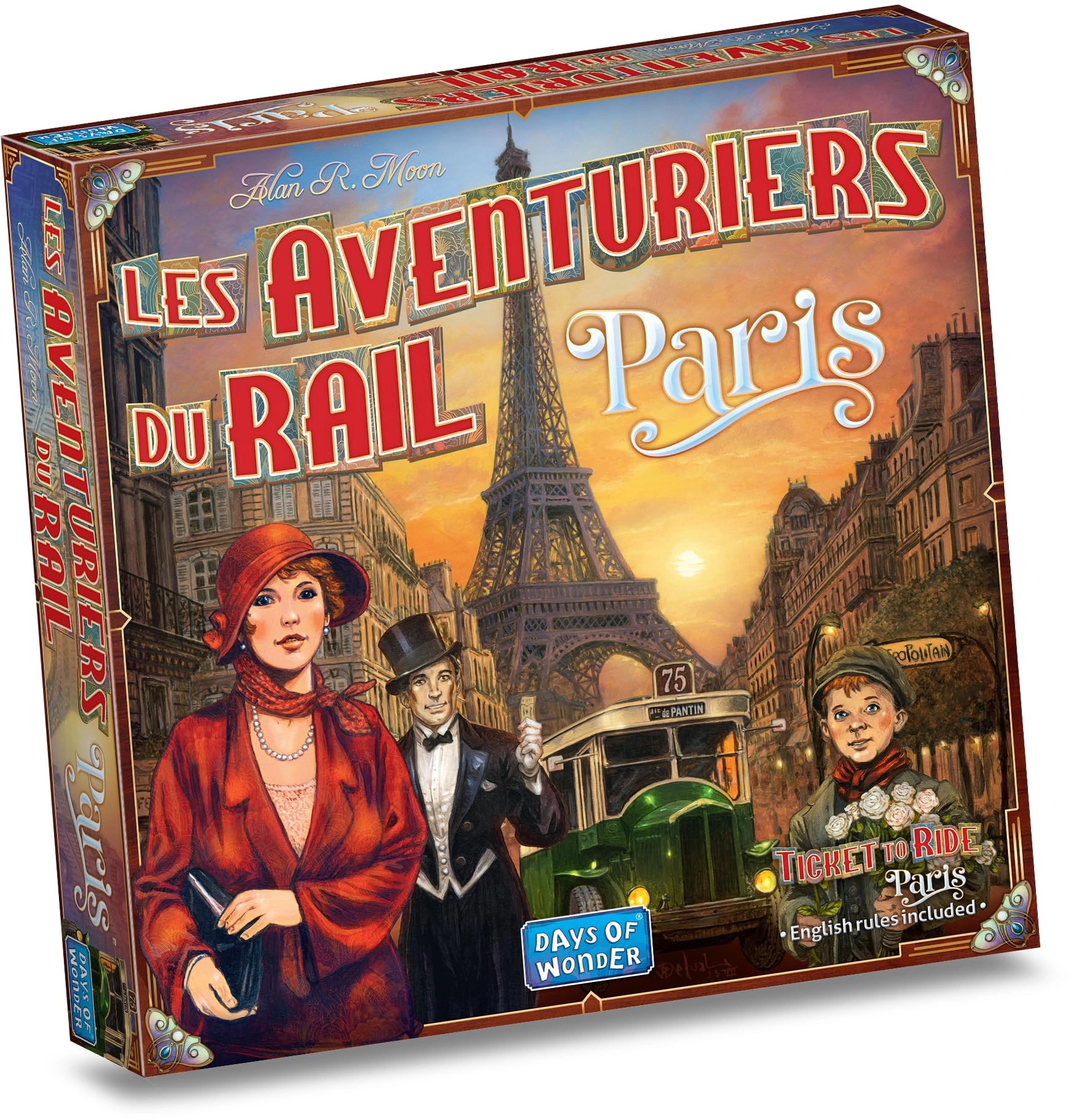 Asmodee Les AVENTURIERS du Rail: Paris Crazy Years (French)