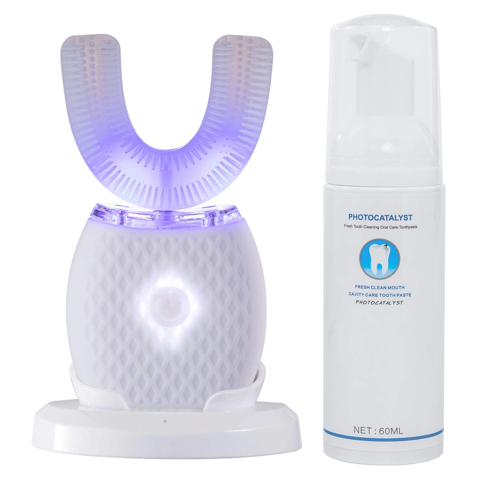 Ultrasonic Toothbrush - 30s Cleaning Wireless Charging